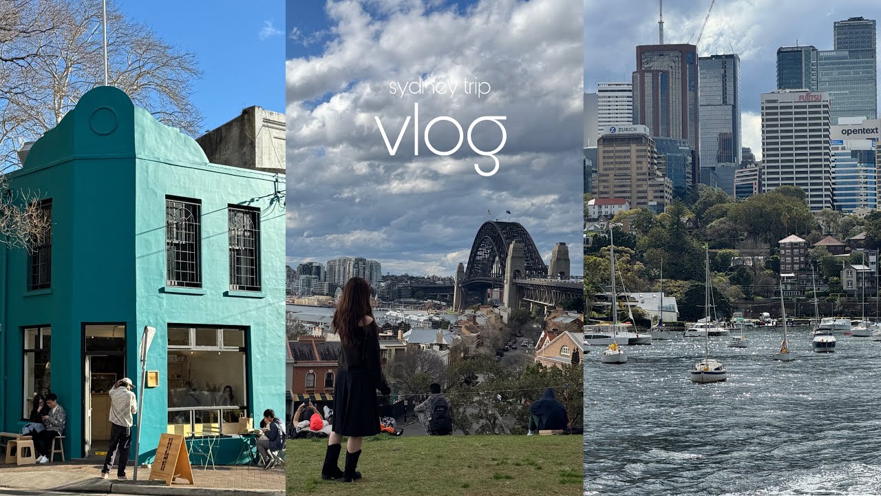 シドニー旅行Vlog｜ vol.2｜4泊5日のひとり旅 ｜ 船や電車でぶらぶら街巡り