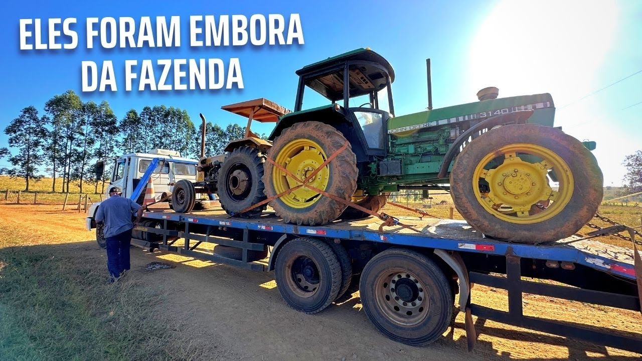VENDI OS TRATORES DA FAZENDA. JOHN DEERE 3140 E VALMET 65 VIAJARAM!