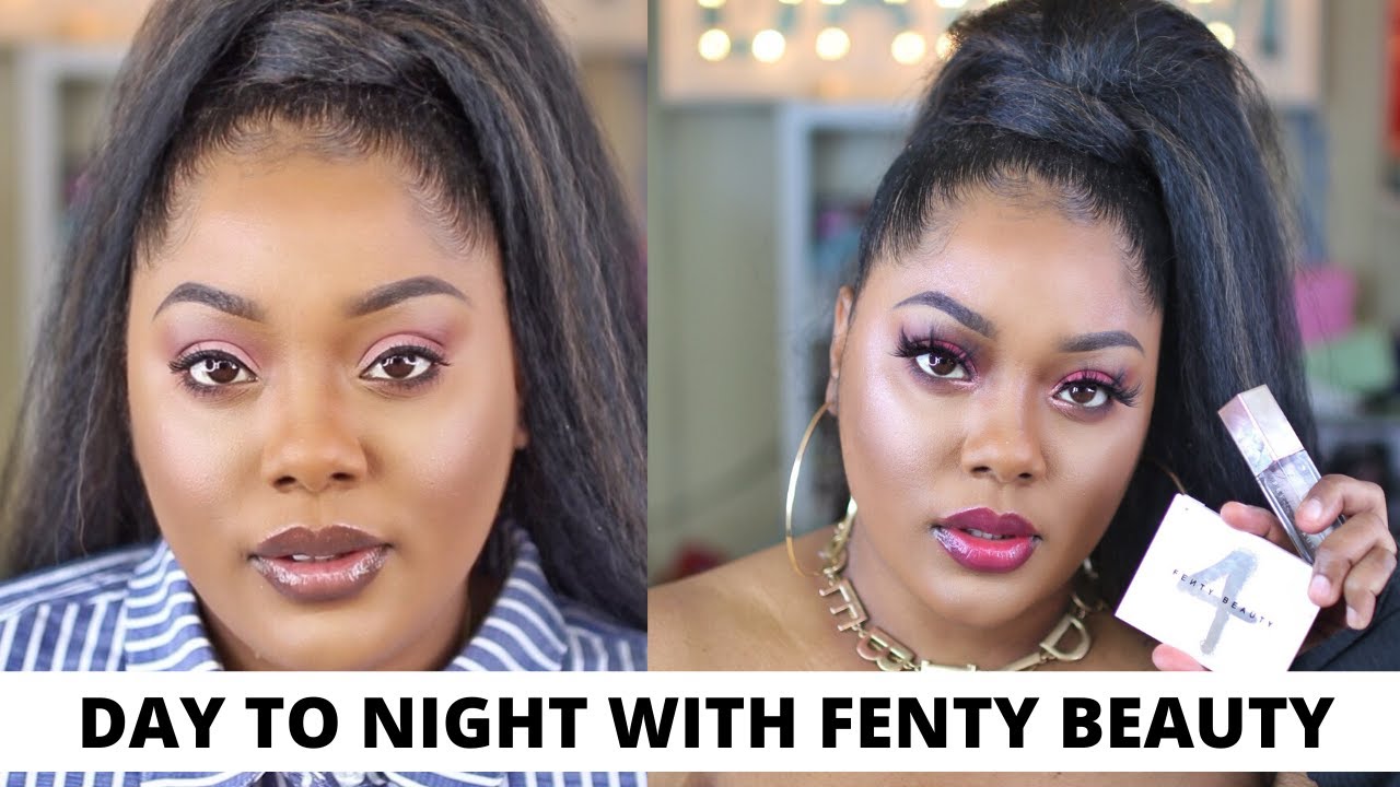 Day to Night Makeup | Feat Fenty Beauty Snaps Shadows