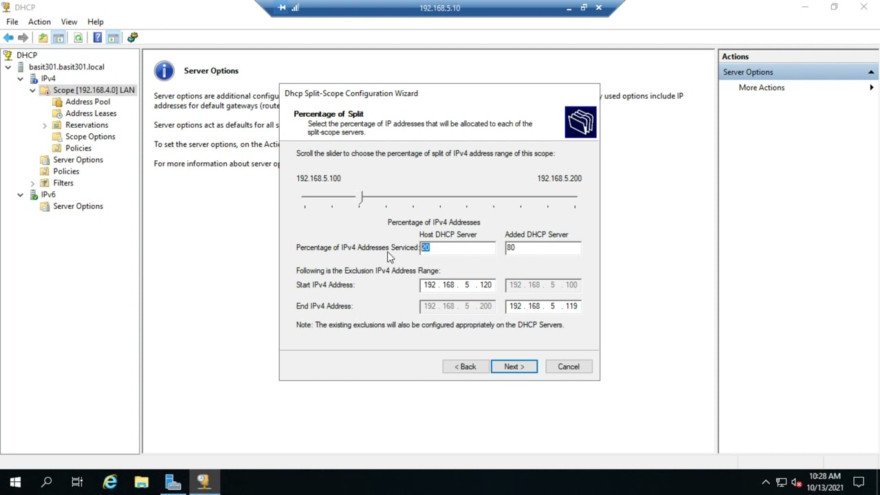 Microsoft DHCP high availability options