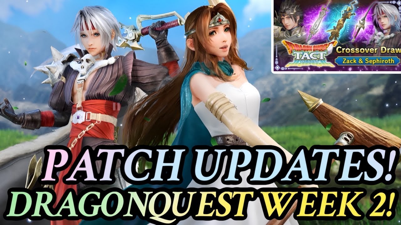 { FF7: Ever Crisis } Patch Updates! Dragon Quest Week 2 - Sephiroth + Zack + Dungeon Ranking Robio!