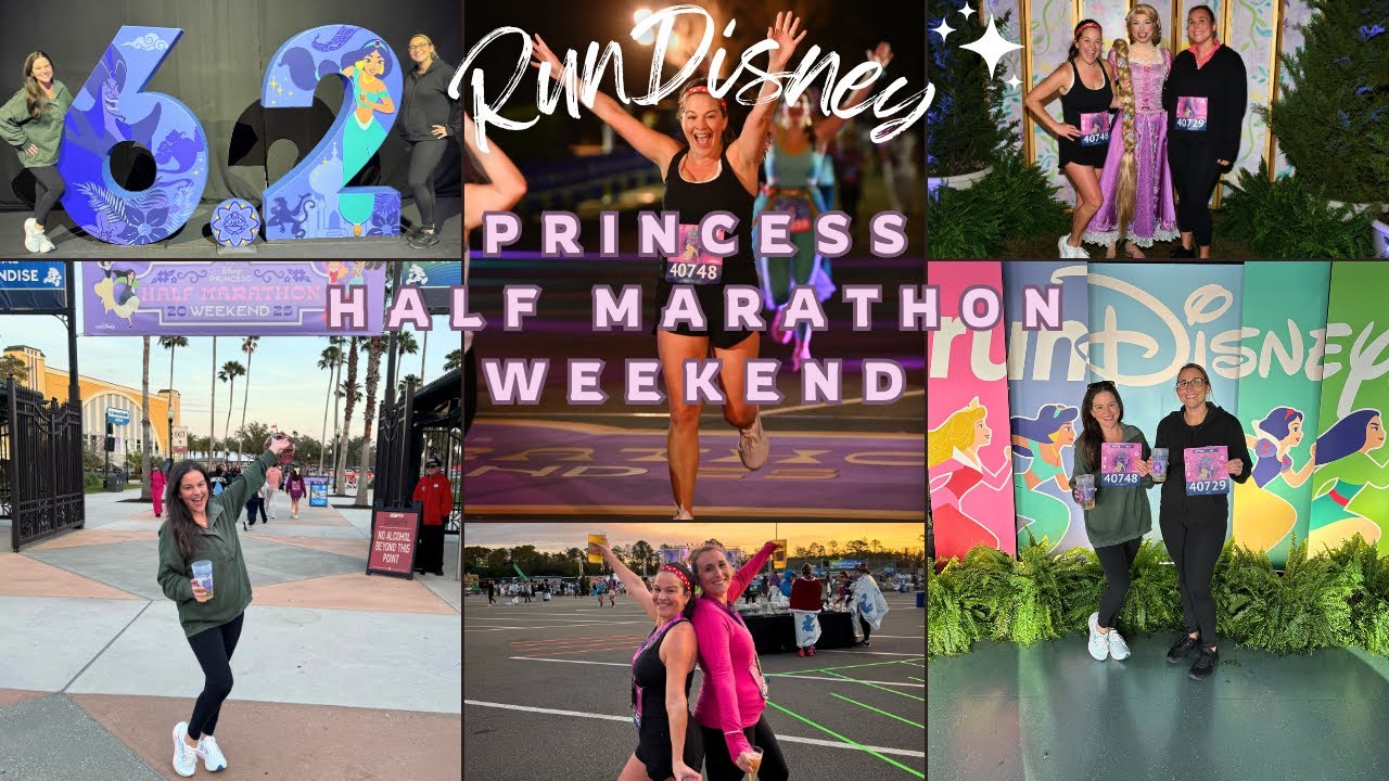 RunDisney PRINCESS HALF MARATHON WEEKEND 10K 2025 | Wide World of Sports, Epcot, first race ever!