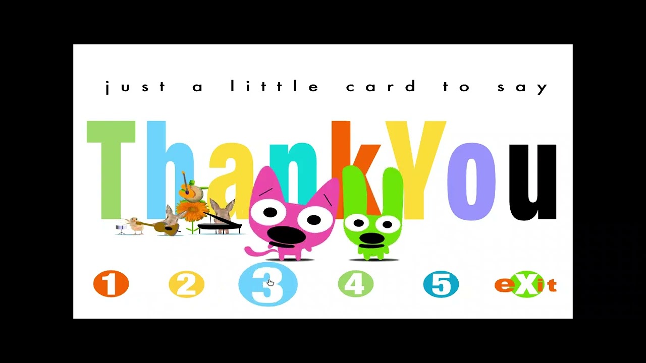 Hoops and Yoyo: A Little Card To Say Thank You (2000s) (PRETTY RARE) (2K Special)