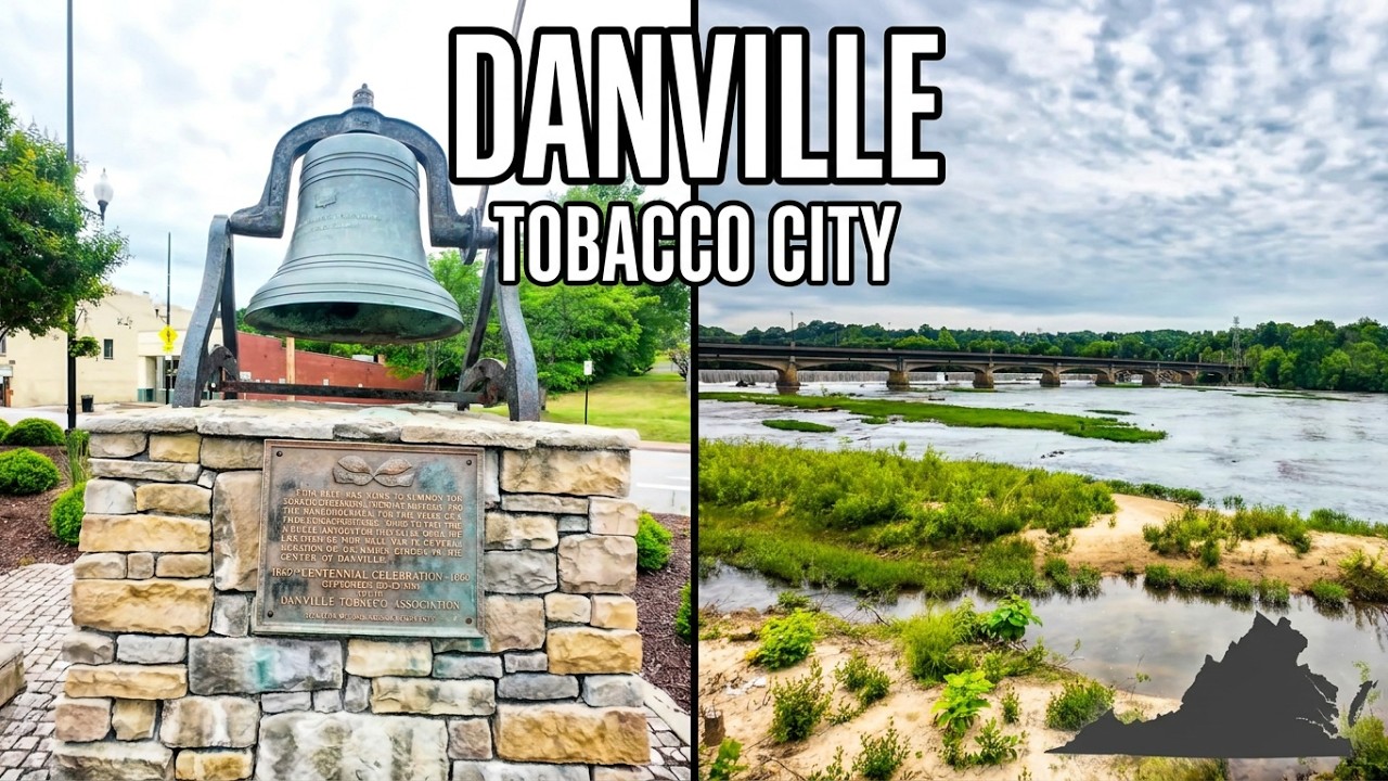 Danville, Virginia I Downtown I South Virginia I Tobacco History I 4K