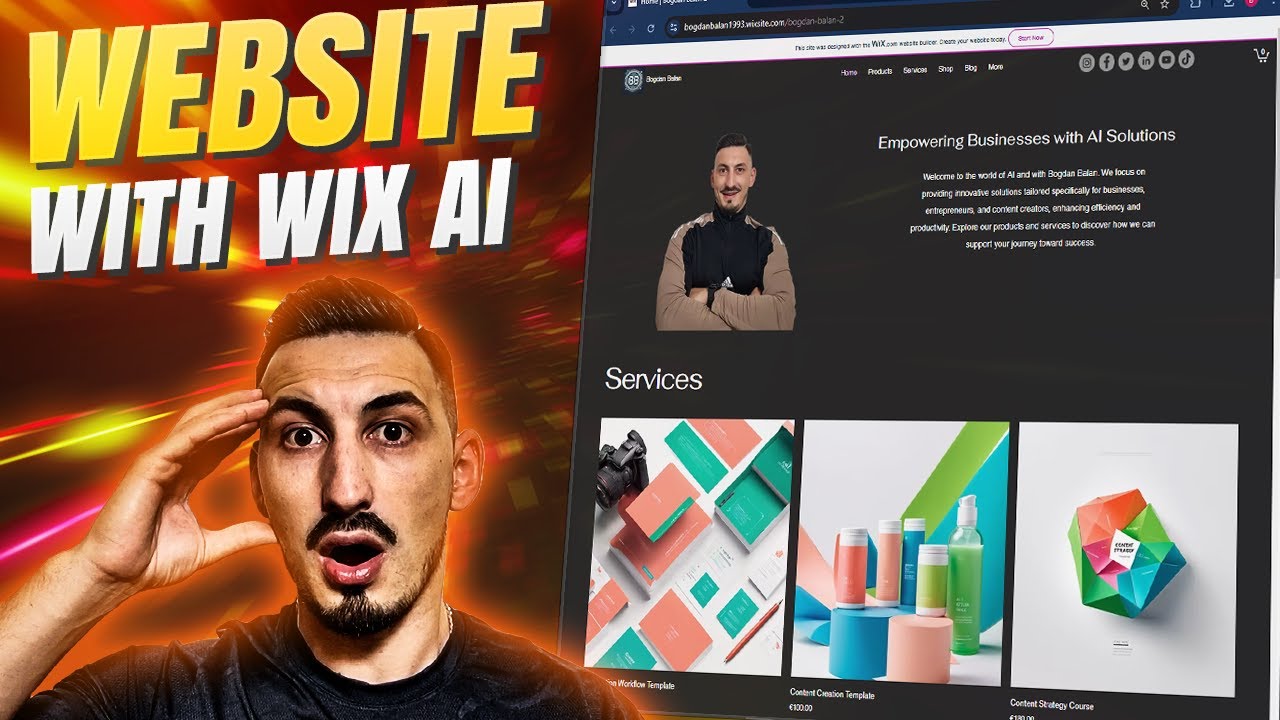 No Code Needed! Build a Website with AI in Minutes! (Wix Editor AI Guide)