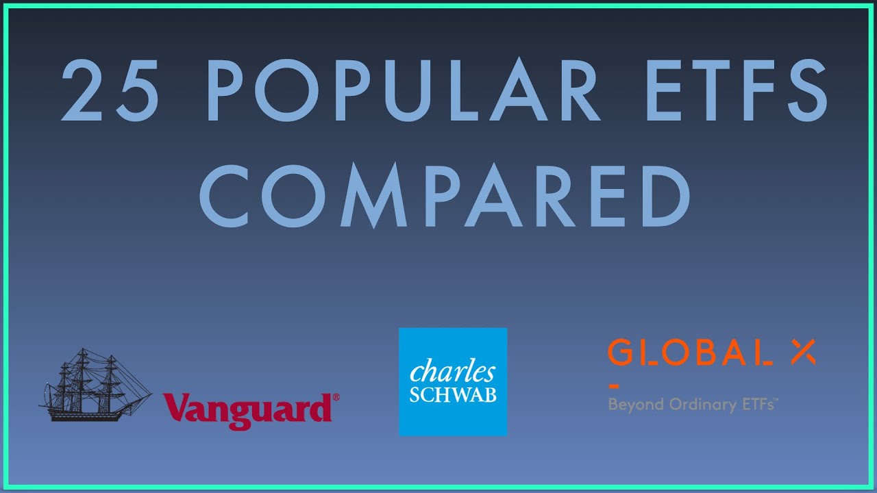 Performance Comparison of 25 Popular ETFs