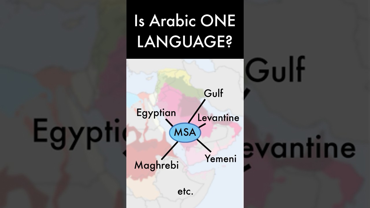 Is Arabic a Single Language???