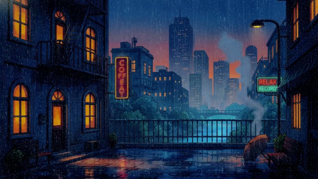 Rainy Day ☔ Chilling Your Mood Lofi Hip Hop Mix for a Tranquil Atmosphere