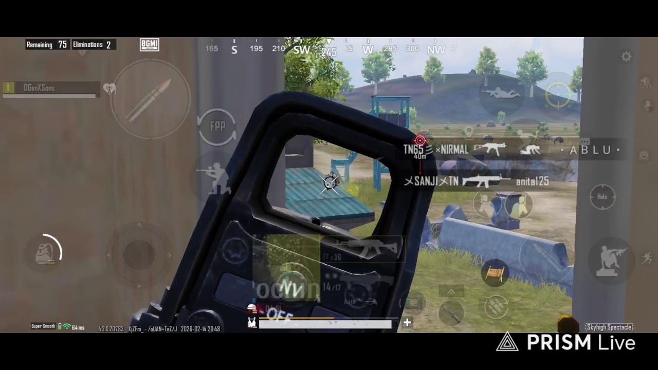 Live streaming of TRASH AIM