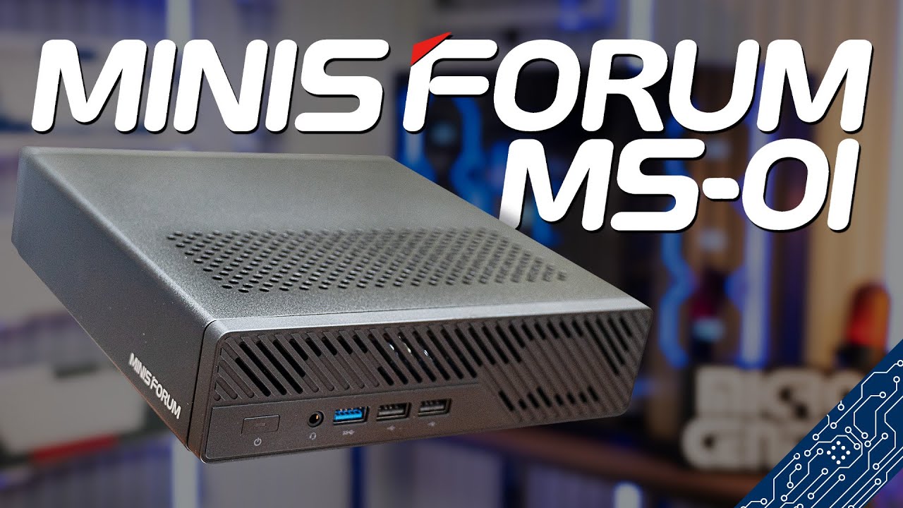 The Minisforum MS-01 | A Workstation Smaller Than A Textbook