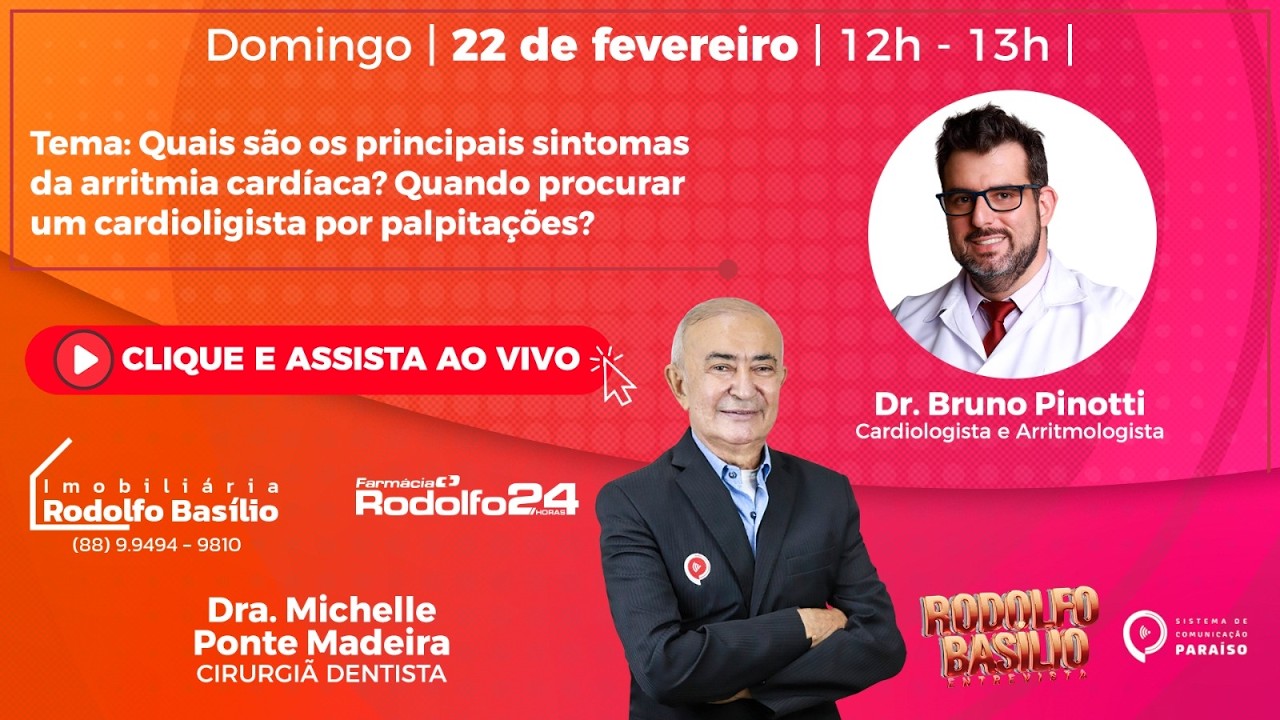 Rodolfo Basílio Entrevista - 22/02/2026 - Apresentação: Rodolfo Basílio