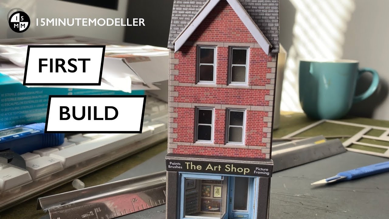Metcalfe Models OO Gauge Low Relief Card Kit - Art Shop