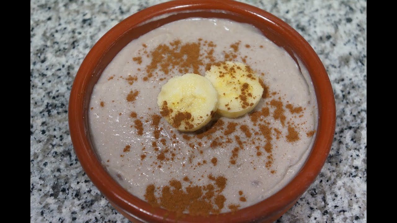 Crema de plátano | Postre fácil y rápido