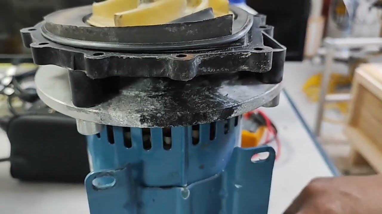 Replacing Recycling pump motor of  Getinge 46 series Washer disinfector.
