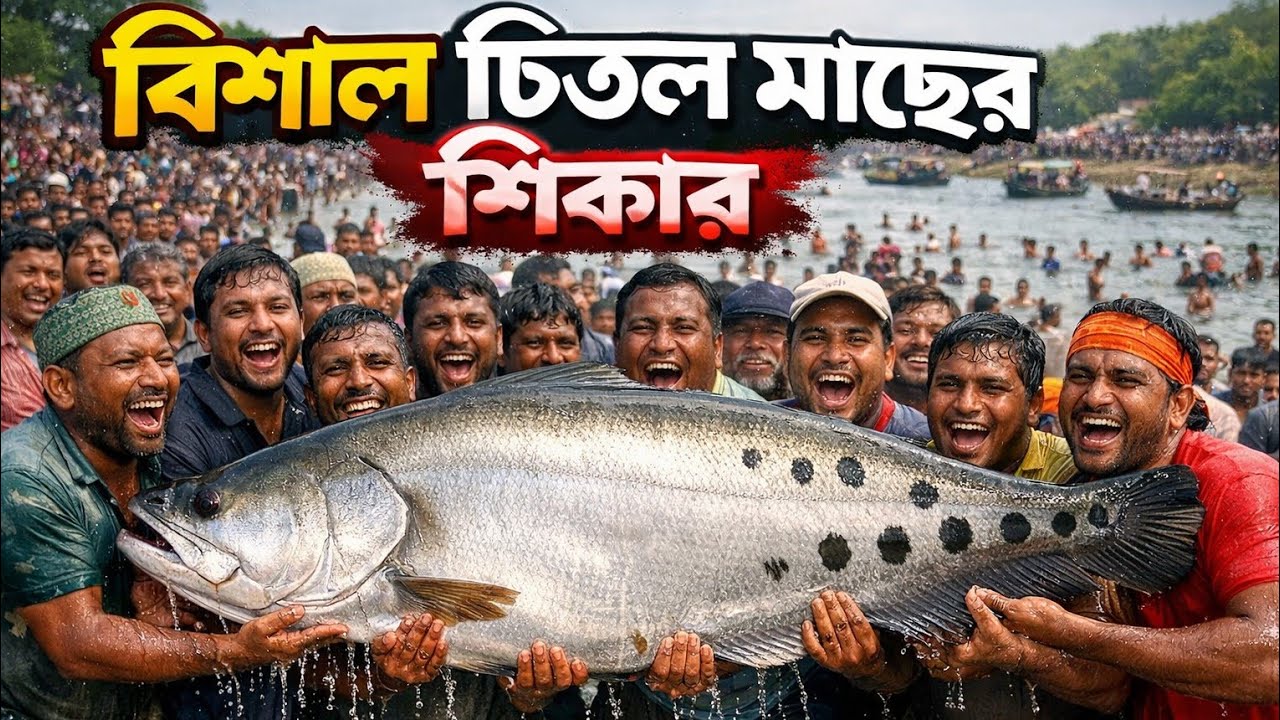 পদ্মার বিশাল বড় চিতল মাছ বিক্রি করা হচ্ছে দর্শক দেখুন 