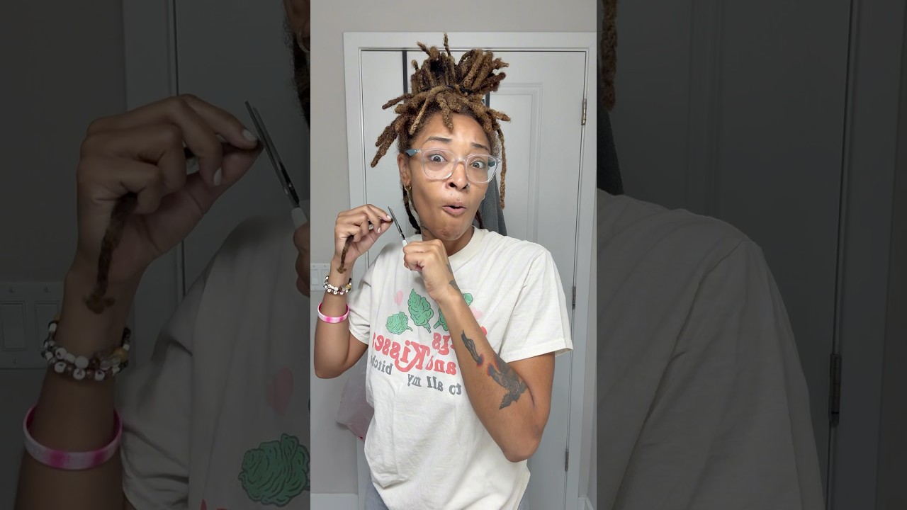 I cut my locs off …