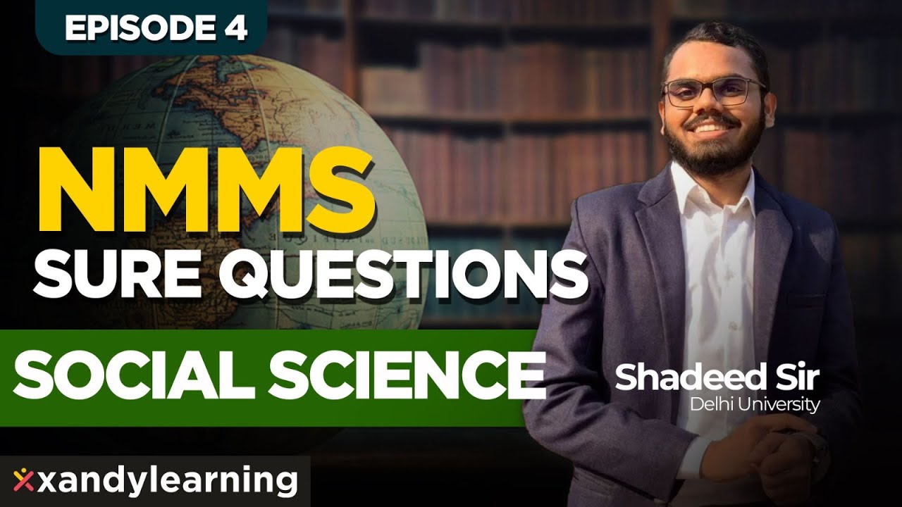 NMMS Sure Questions | Social Science | Ep 04 | Shadeed Sir #nmms #socialscience