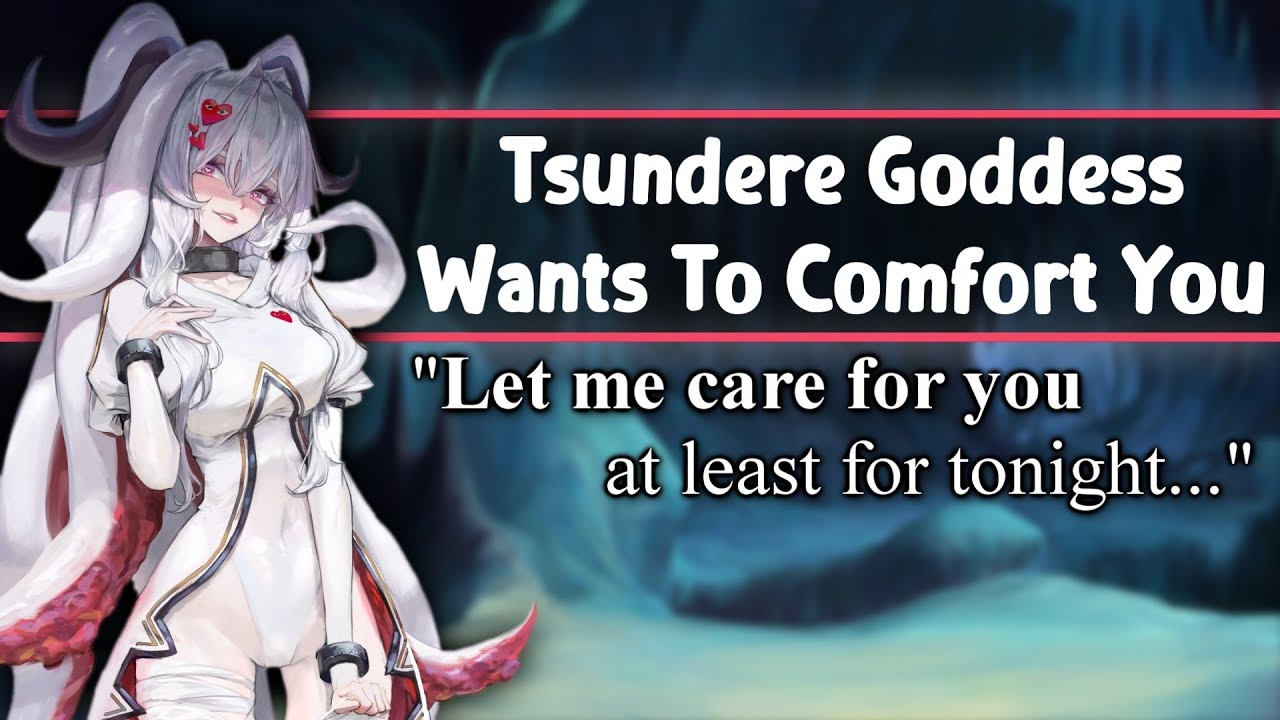 ASMR Tsundere Goddess Takes Care Of You [F4M/A][Mommy][Comfort][Cuddles][Personal Attention][Part 1]