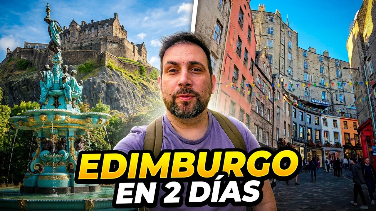 Edimburgo en 2 DIAs lo recorremos a pie‼️ Escocia 2026✅️
