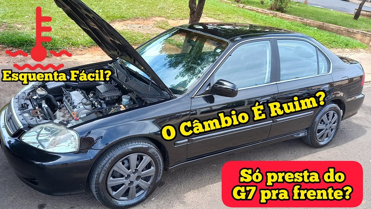 Só Ficou Bom A Partir Da Geração 7? Avaliação Honda Civic LX 1.6 1999 (G6)