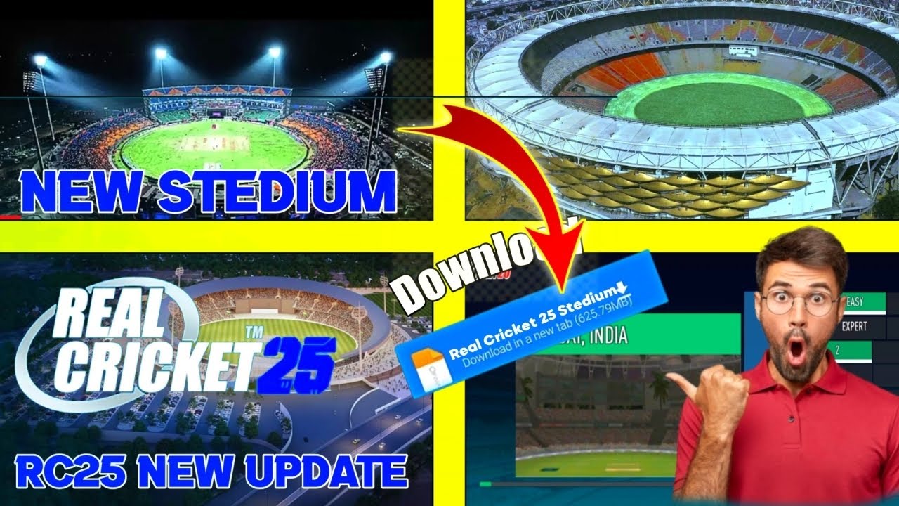REAL CRICKET 25 ALL STADIUM UNLOCK FREE -- RC25 ALL STADIUM UNLOCK 🔓