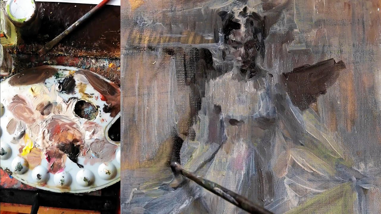 Dipingere ad olio su tela 3. Volto e incarnato