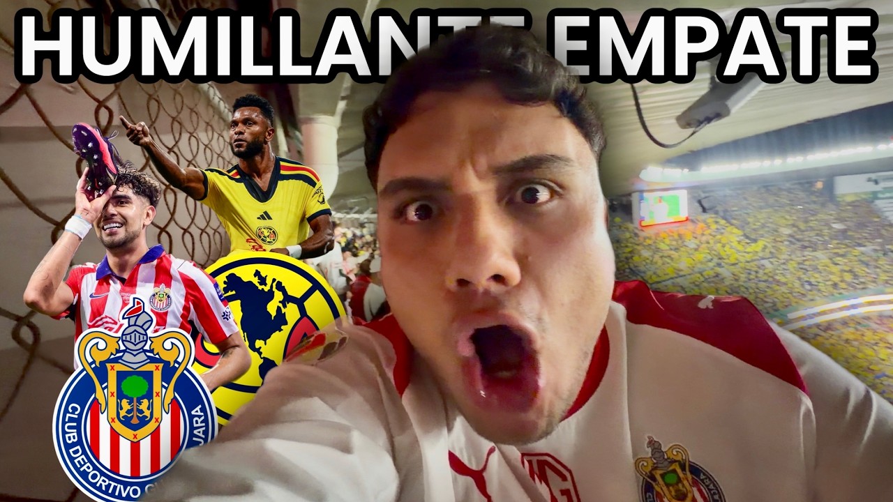 AM&Eacute;RICA vs CHIVAS 2-2 &iexcl;DEJAMOS ir LA VICTORIA! *SOMOS UNOS P3ND3J0S* DESDE ESTADIO AZTECA