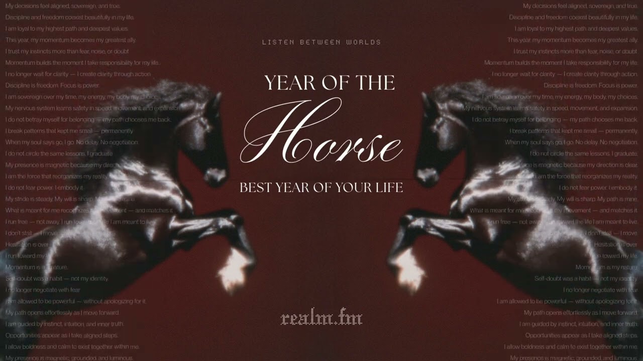 Year of the Horse 🔥 *unstuck* energy - you ARE ready. Everything you've been waiting for is arriving