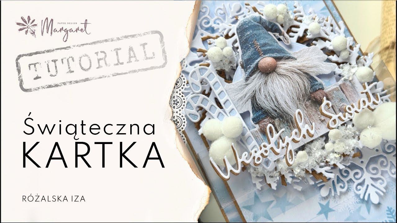 TUTORIAL - Świąteczna kartka