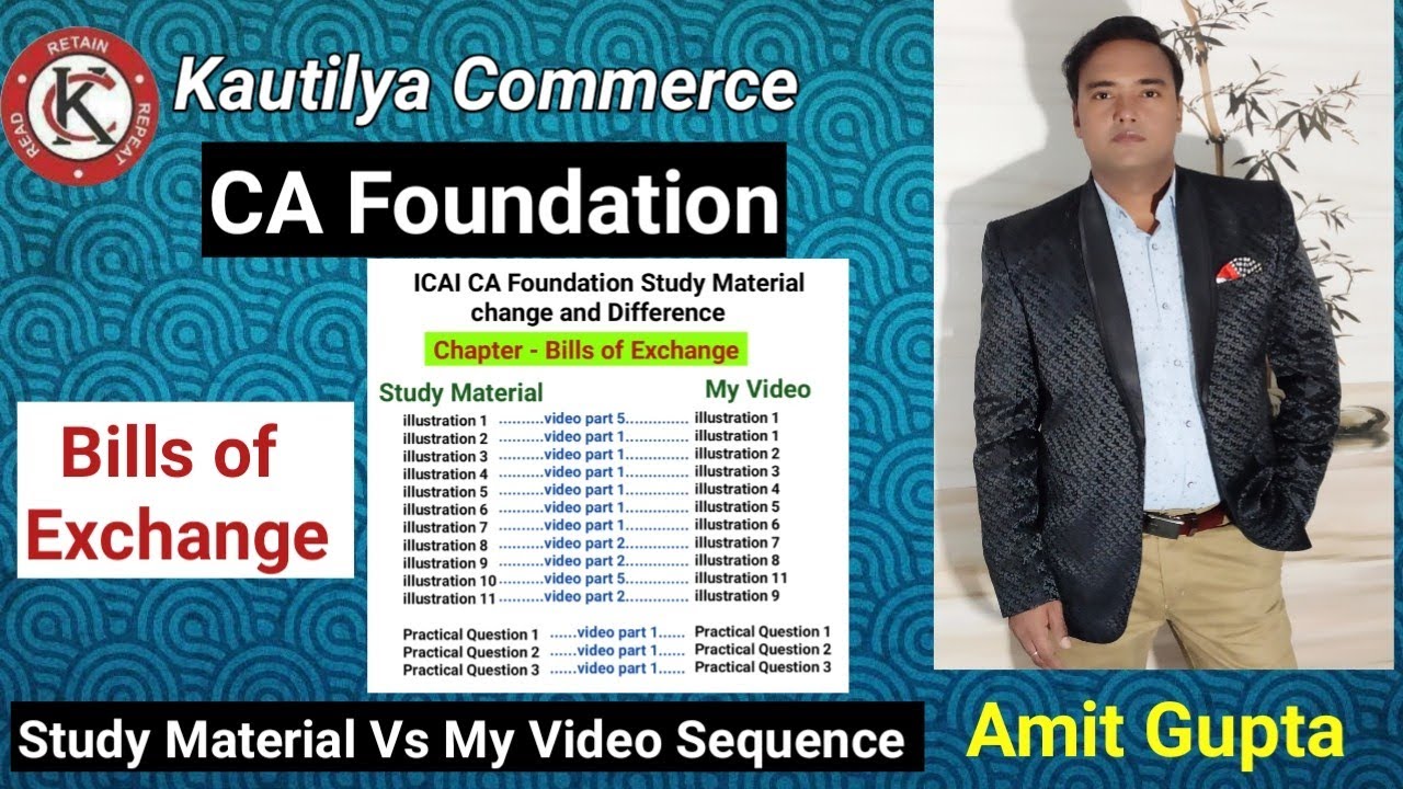 CA Foundation - Bills of Exchange