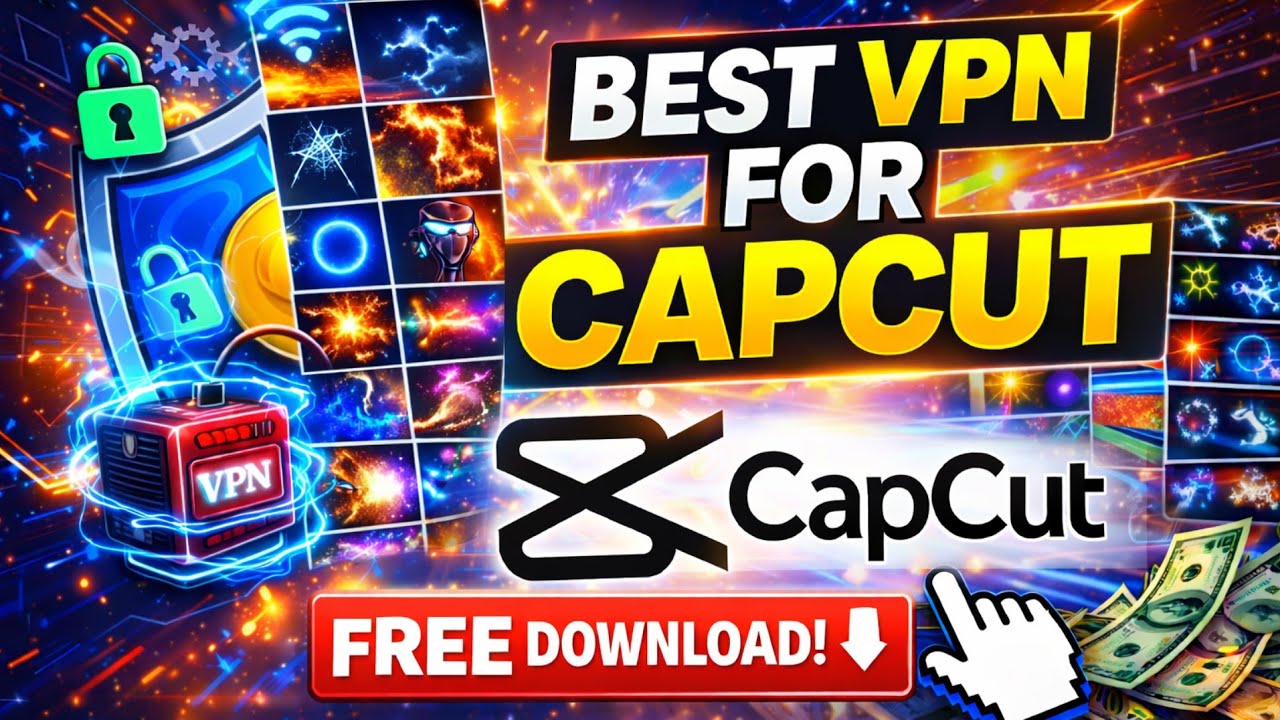 Best VPN For CapCut In India 2026 🔥 | CapCut Network Connection Error Fix [100% Working VPN]