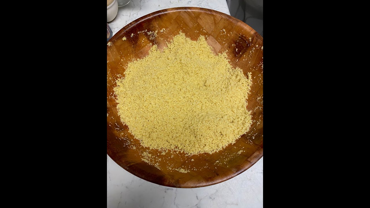 Préparation de la semoule avec un Thermomix