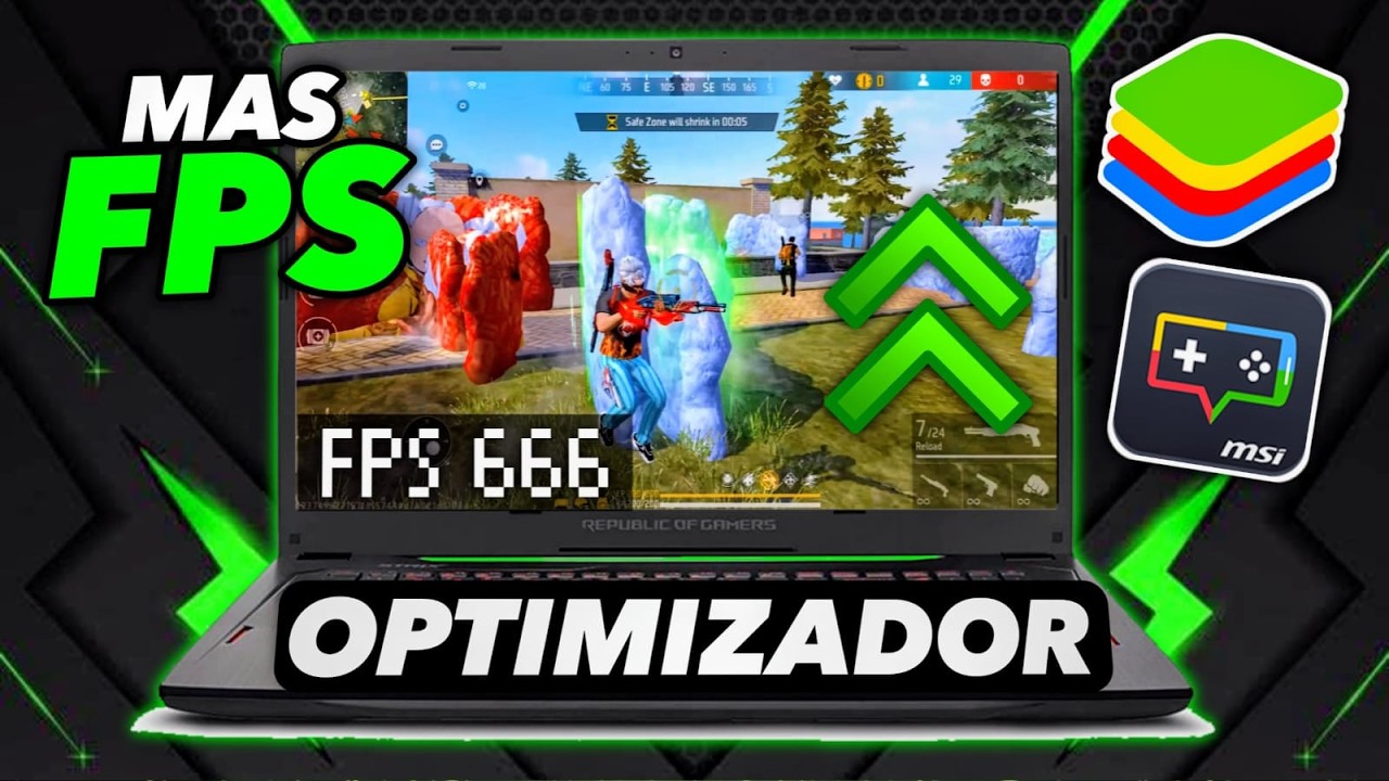 OPTIMIZA tu EMULADOR BLUESTACKS Y MSI CON ESTO! ✅ Como JUGAR Free Fire SIN LAG ▶ Para PC