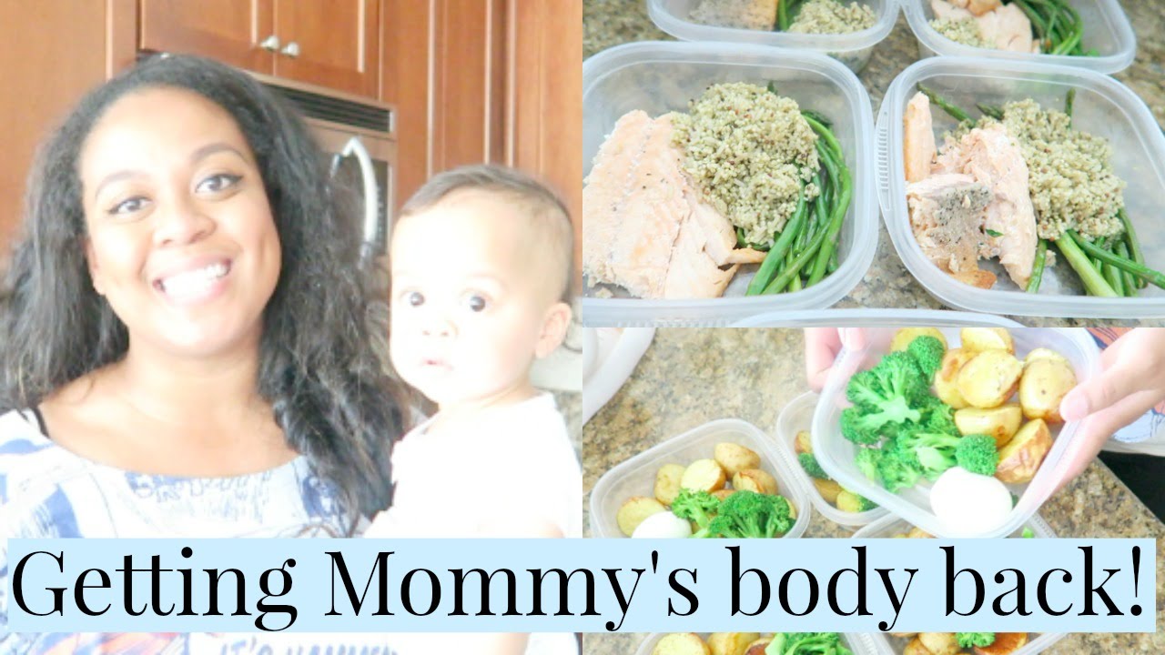 Meal prep with me! Getting mommy's body back after baby!