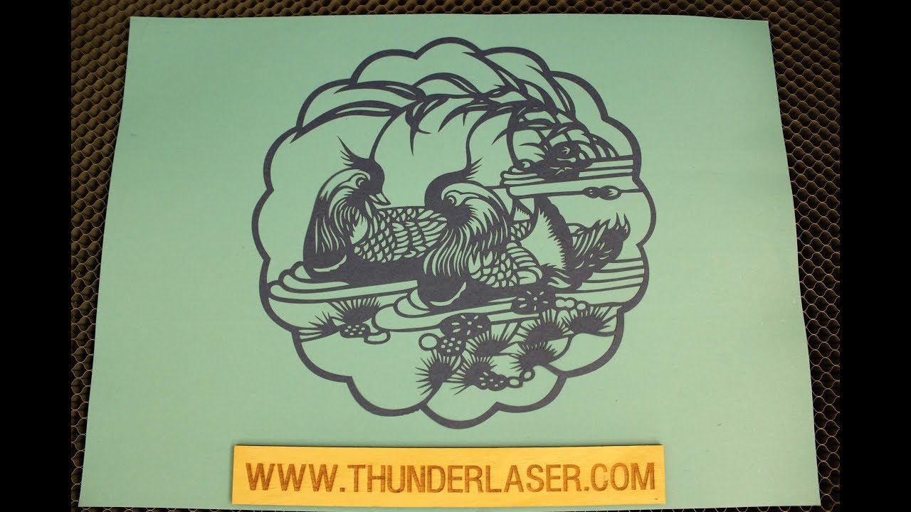 Laser cutter Advanced Tutorial 08—Tips of laser cutting paper