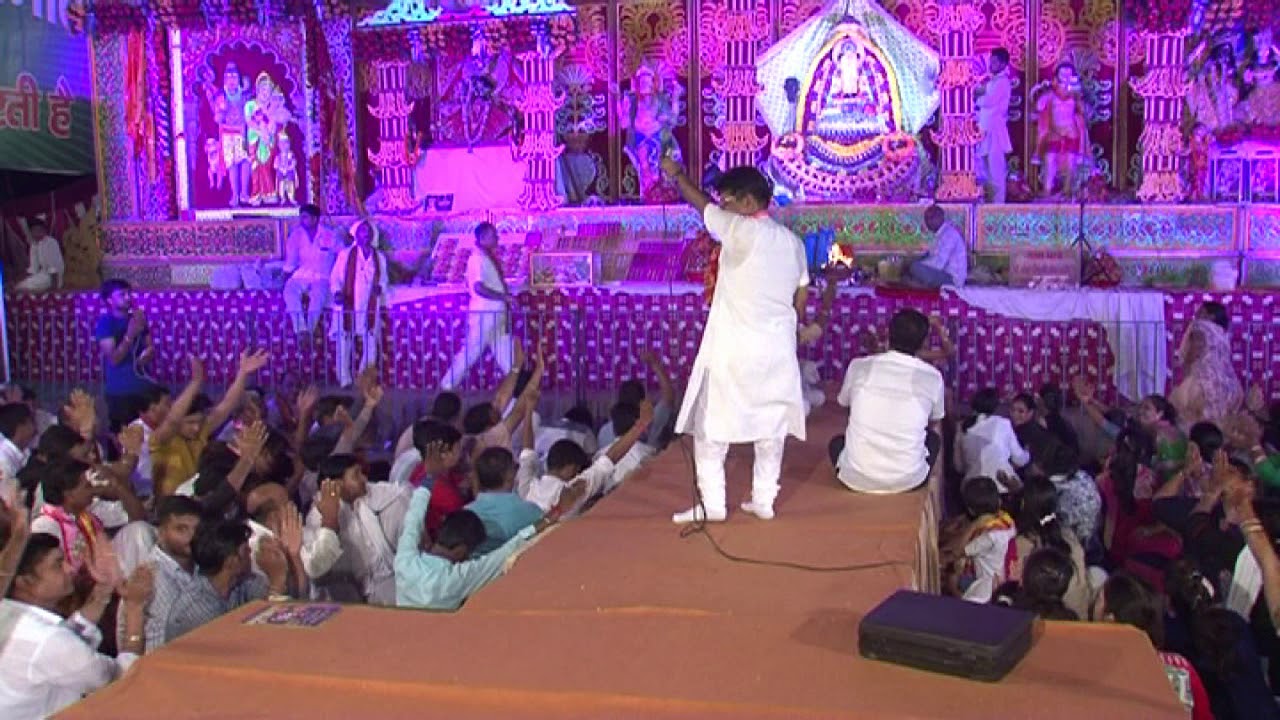 Aayega Aayega Aayega Neele Chad Sawara Aayega - Sanjay Mittal Live Shyam Bhajan, Ambala 2017