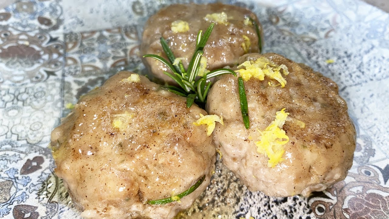 POLPETTE AL LIMONE IN PADELLA