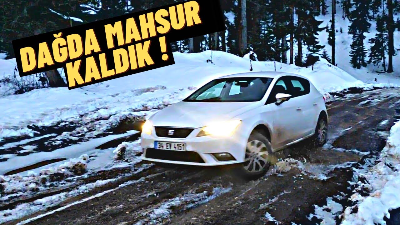 KARDA DAĞA ÇIKTIK MAHSUR KALDIK ! LEON VE ASTRA İLE KARLI DAĞA TIRMANDIK !