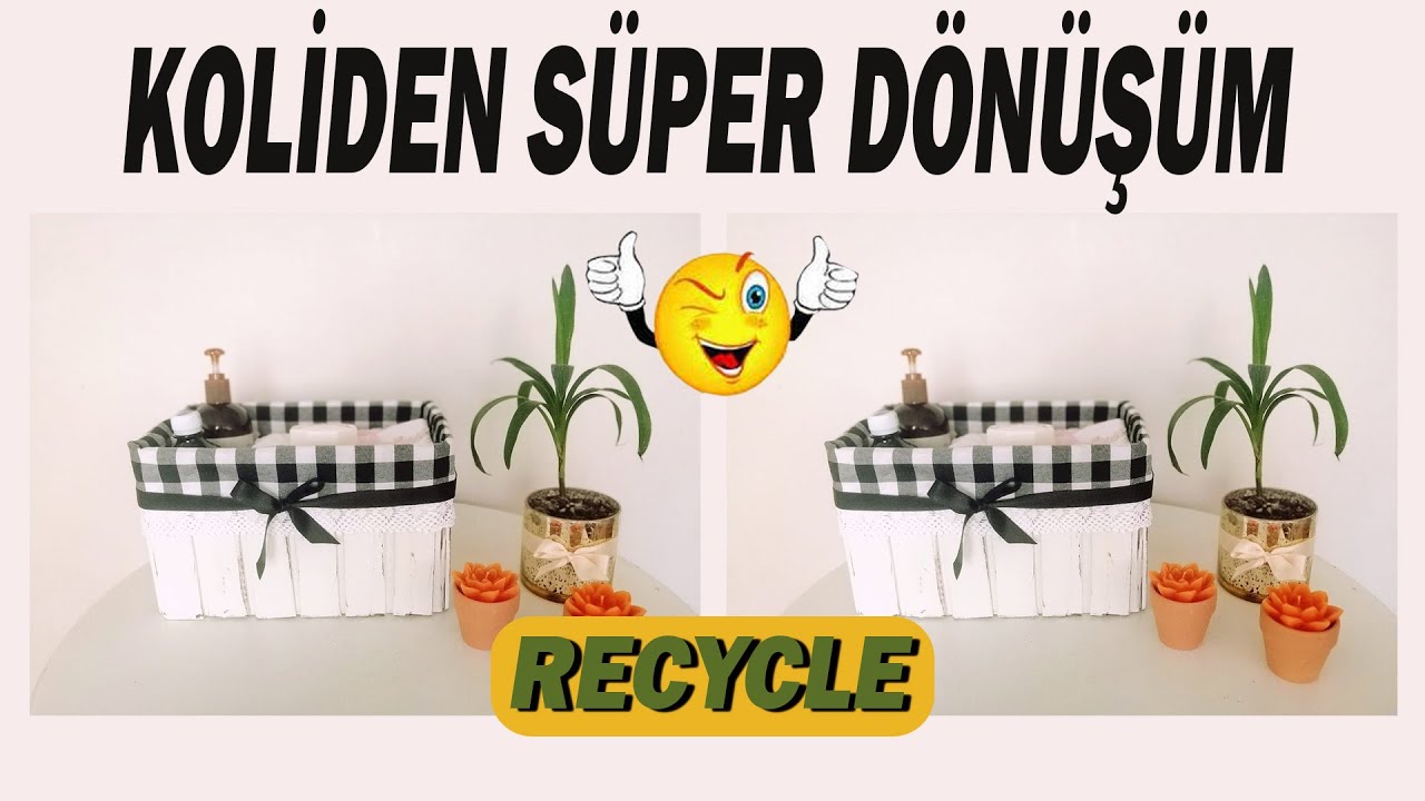 Koliden kasa g&ouml;r&uuml;n&uuml;ml&uuml; organizer Yapımı | Ruvi Decoration