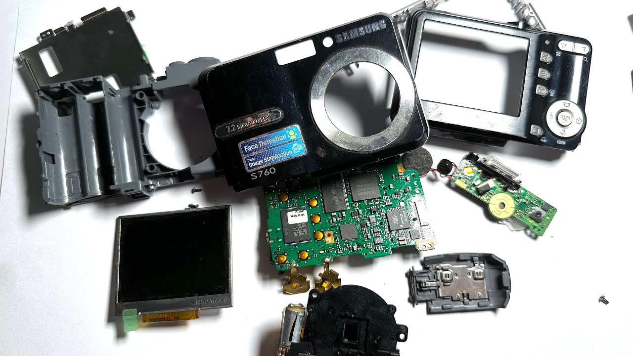 Samsung S760 Black Digital Camera Teardown