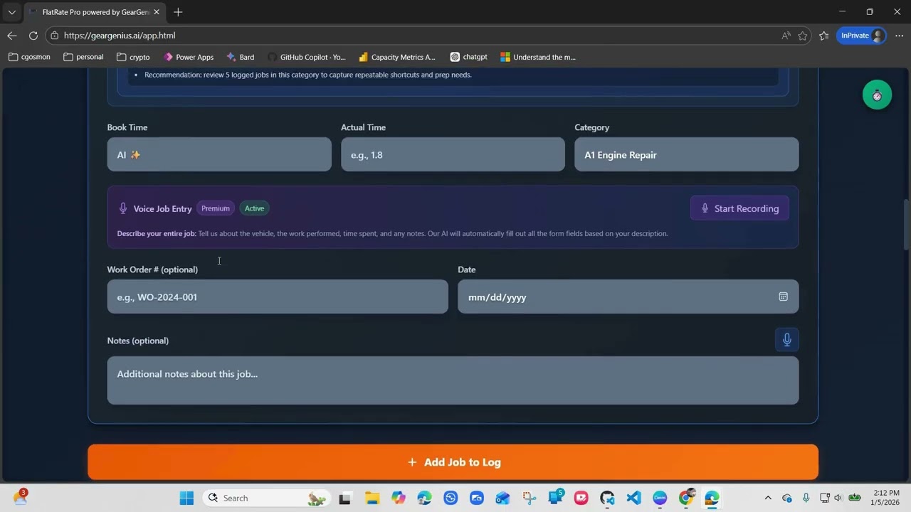How to Use the VIN Lookup Tool in GearGenius.AI™ FlatRate Pro