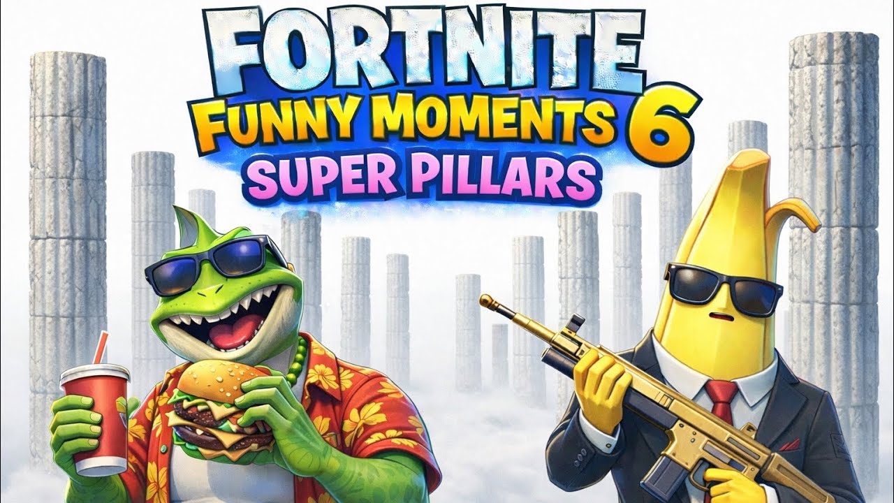 Fortnite Funny Moments 6 | Super Pillars