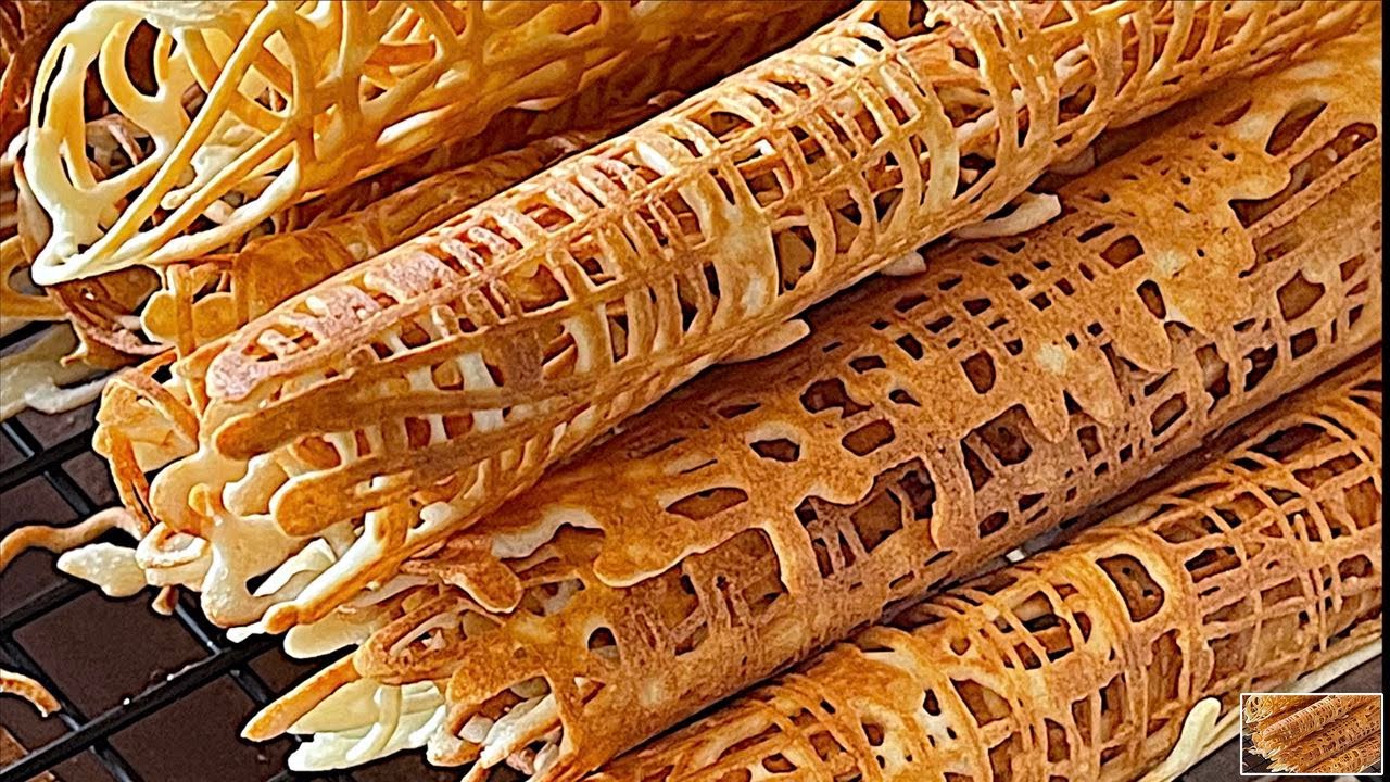 부모님께 효도하기 딱 좋은 수제간식! 전병맛 그물 크레페 Korean Net Crepes [엄마가딸에게]