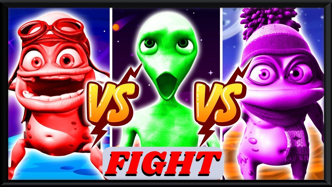 COLOR DANCE CHALLENGE Dame Tu Cosita vs All Crazy Frog Alien Green El Chombo Yeşil Uzaylı#5