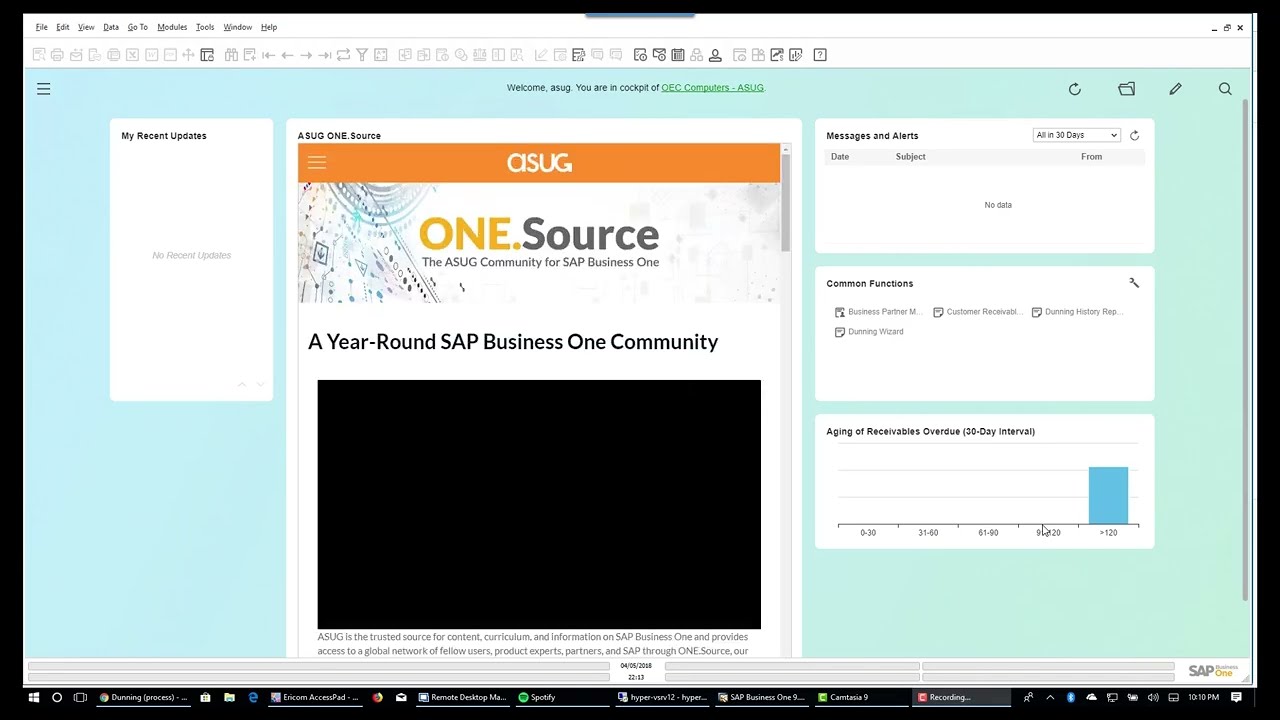 15 Minute Fundamentals for SAP Business One - Dunning in SAP Business One
