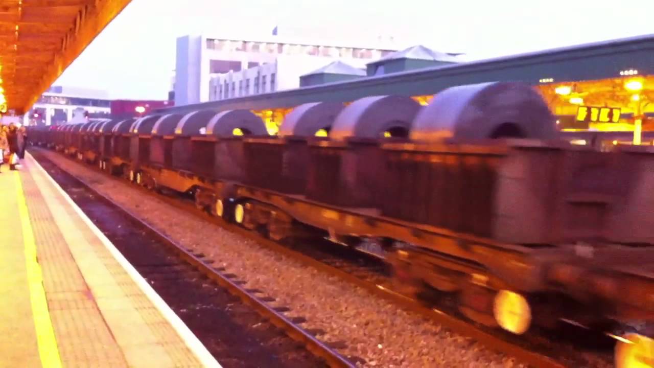 Train transporting coils