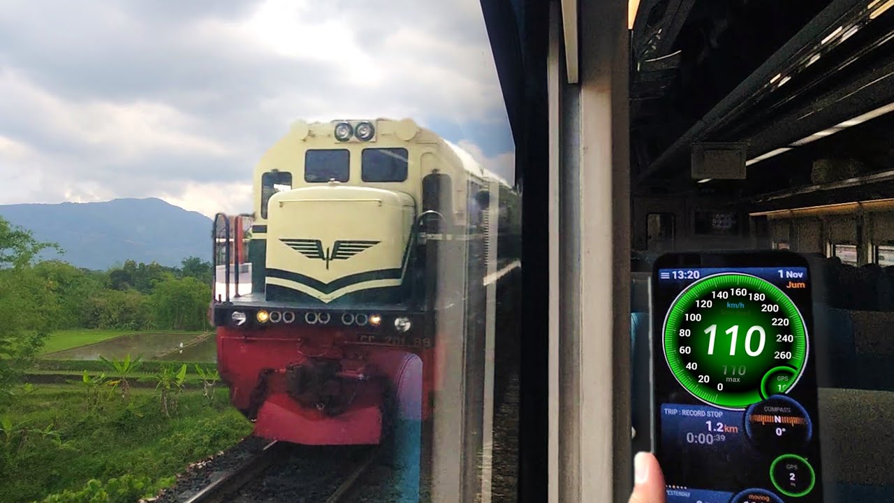 #ASMRKereta - KA Pangandaran Eksekutif (Jakarta - Tasikmalaya) ~ Jalur Ekstrim Terindah di Indonesia