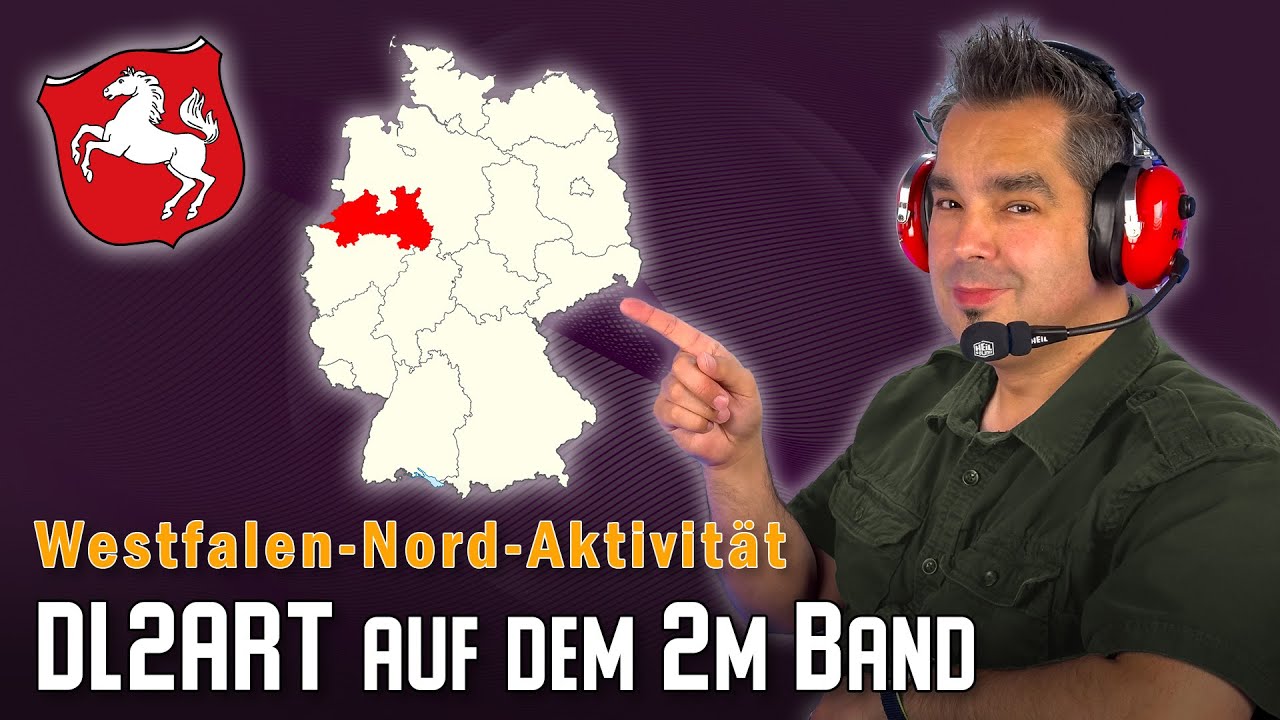 Funkbetrieb in der Westfalen-Nord-Aktivit&auml;t 🎤 DL2ART auf dem 2m Band