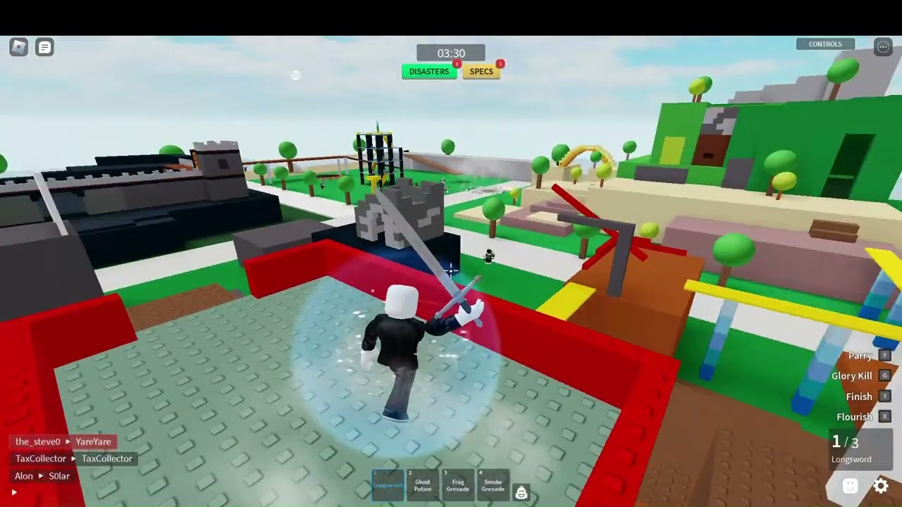 Longsword gameplay [Roblox-Combat Warriors]