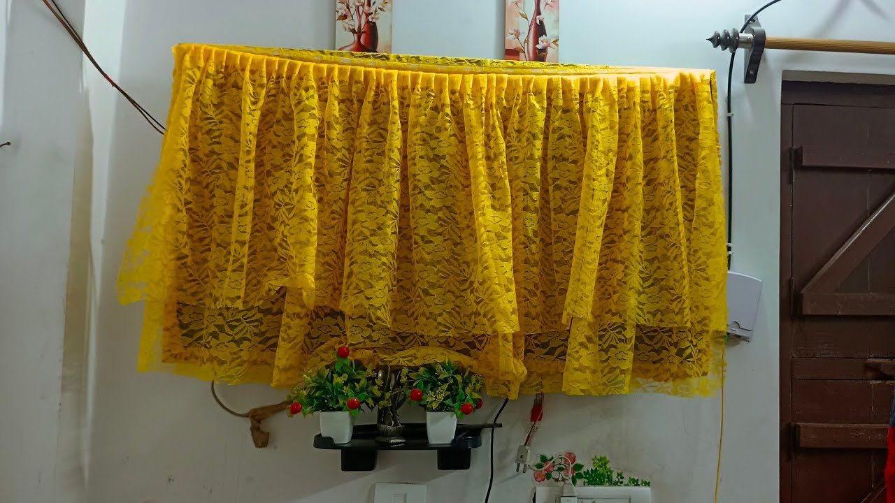 Making of a tv dust cover for 43 inch tv/tv ka cover banaiye bahut aasani se